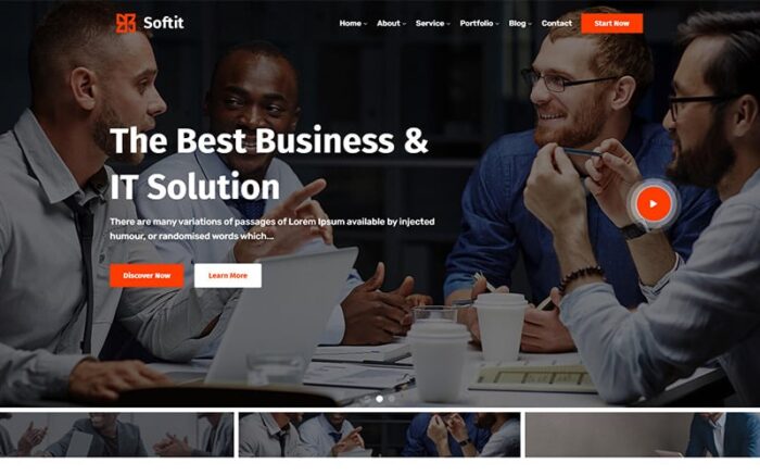 Softit - IT Solution Services and Technology WordPress Theme