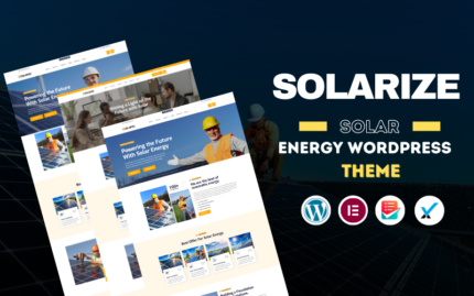 Solarize - Solar and Renewable Energy Wordpress Theme