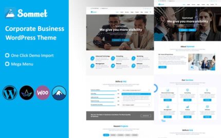 Sommet - Corporate Business WordPress Theme