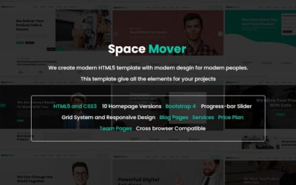 Space Mover Website Template