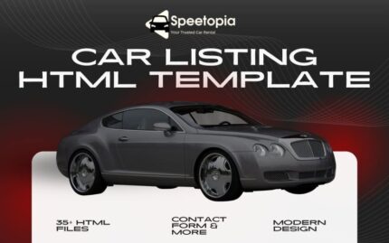 Speetopia - Car Rental and Listing  HTML5 Template