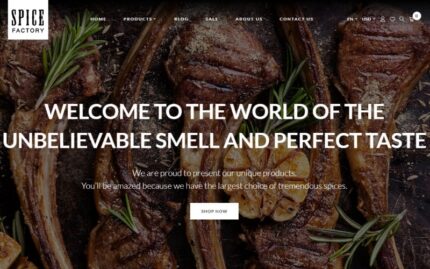 Spice Factory Responsive OpenCart Template