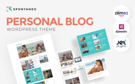 Spontaneo - Personal Travel Blog WordPress Theme