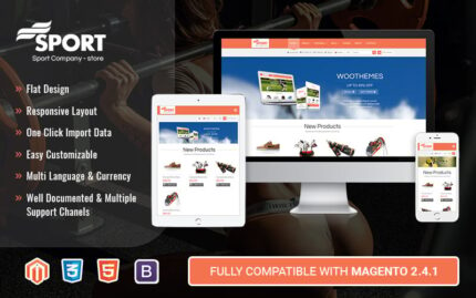 Sport - Multipurpose Responsive Magento 2 Theme