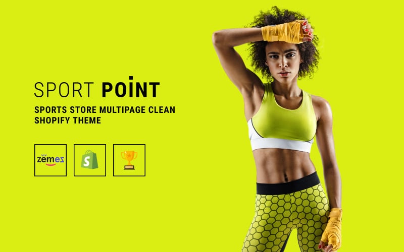 Sport Point - Sports Store Multipage Clean Shopify Theme