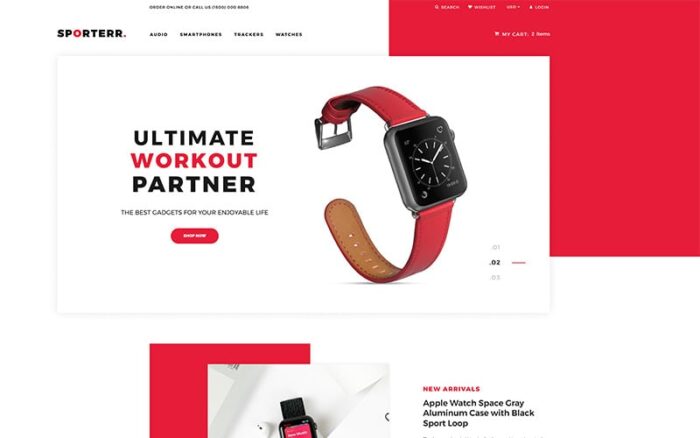 Sporterr - Sports Store Clean Shopify Theme