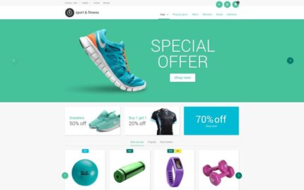 Sporting Goods PrestaShop Theme