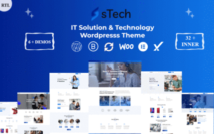 sTech - IT Solution & Multipurpose Elementor Wordpress Theme