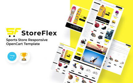 StoreFlex - Sports Store Responsive OpenCart Template