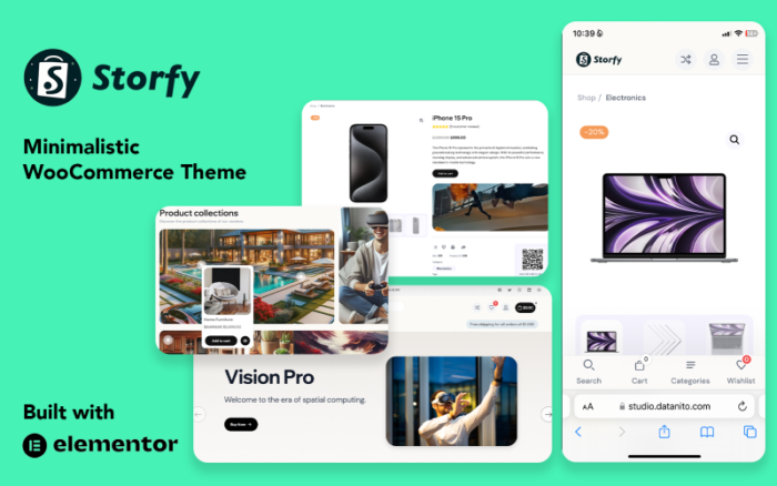 Storfy - Minimalistic WooCommerce Theme