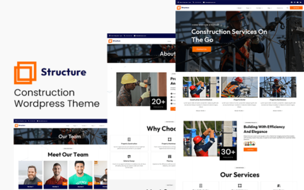 Structure - Construction Services Worpdress Theme