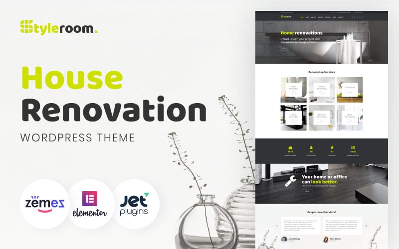 StyleRoom - House Renovation Responsive WordPress Theme