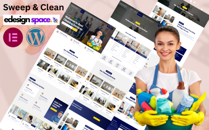 Sweep & Clean  - Cleaning Services WordPress Theme