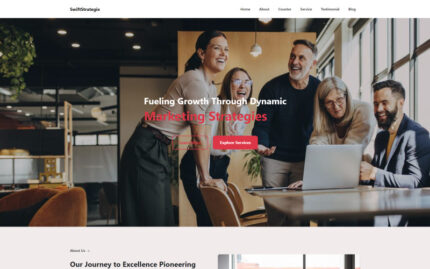 SwiftStrategix | Marketing-Agency landing page template