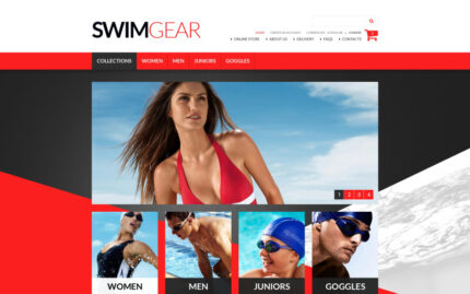 Swimwear Gear VirtueMart Template