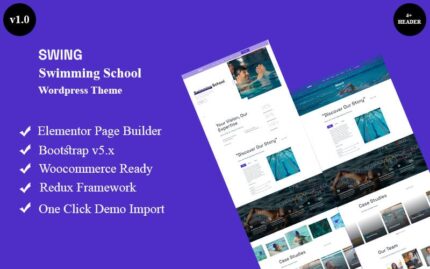 Swing - Swimming School Wordpress Theme