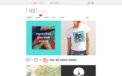 T- Shirt VirtueMart Template