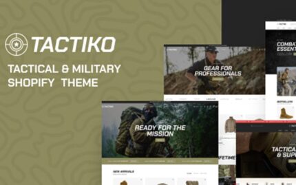 Tactiko - Tactical & Military Shopify Theme