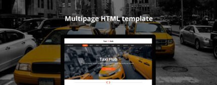 TaxiHub - Taxi Responsive Website Template - Features Image 1