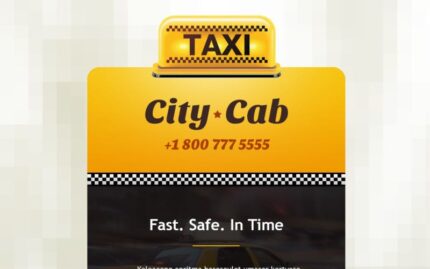 Taxi Responsive Newsletter Template