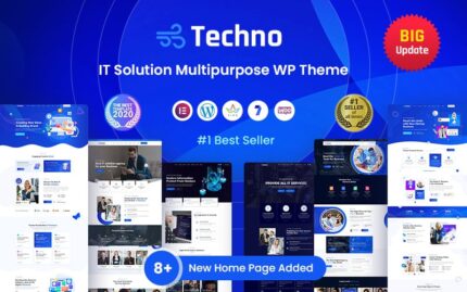 Techno - Technology IT Solutions &  Business Consultant WordPress Theme