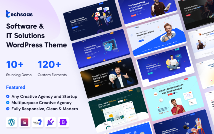 Techsaas - Software and IT Solution SaaS WordPress Theme