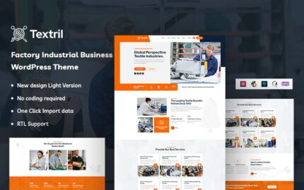 Textril - Factory Industrial Business WordPress Theme