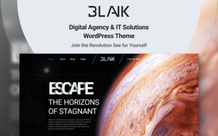 The Blank - Digital Agency -  Marketing Agency & IT Solutions WordPress Theme