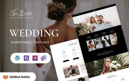 The Bridal - Wedding Studio WordPress Elementor Theme