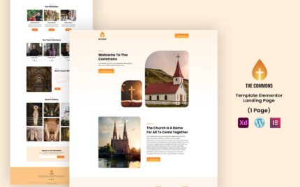 The Common - Church Religious Elementor Template