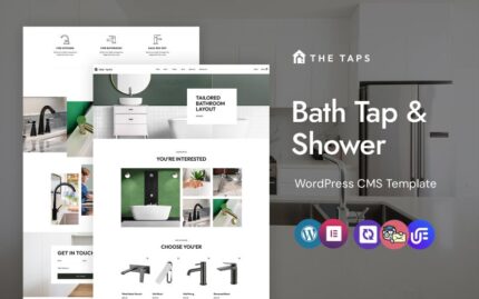 The Taps - Plumber Services WordPress Elementor Theme