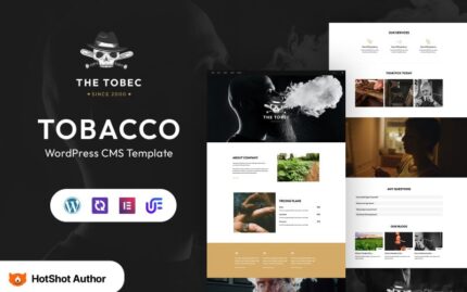 The Tobec - Cigars And Tobacco WordPress Theme