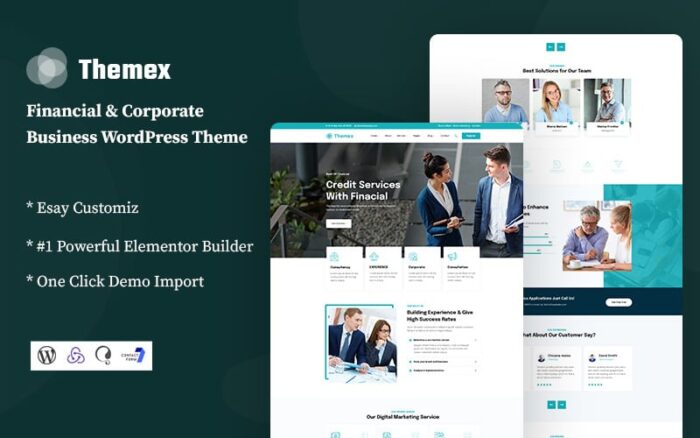 Themex - Financial & Corporate Business WordPress Theme