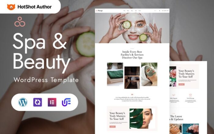 Therapi - Spa And  Beauty Elementor WordPress Theme