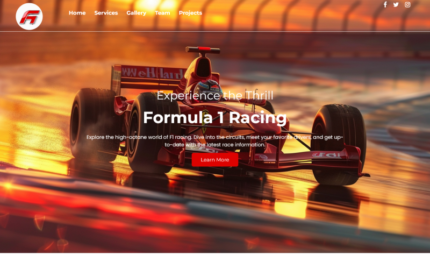 TishF1HTML - F1 HTML Template