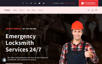 Tishfy9 - Locksmith Store Shopify 2.0