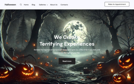 TishHalloween - Halloween WordPress Theme