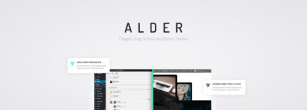 Alder - Modern OnePage WordPress Theme - Features Image 1