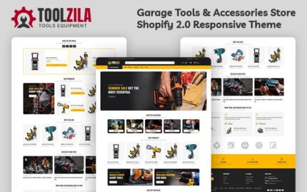 Toolzila - Garage Tools & Accessories Mega Store Multipurpose Shopify 2.0 Responsive Theme