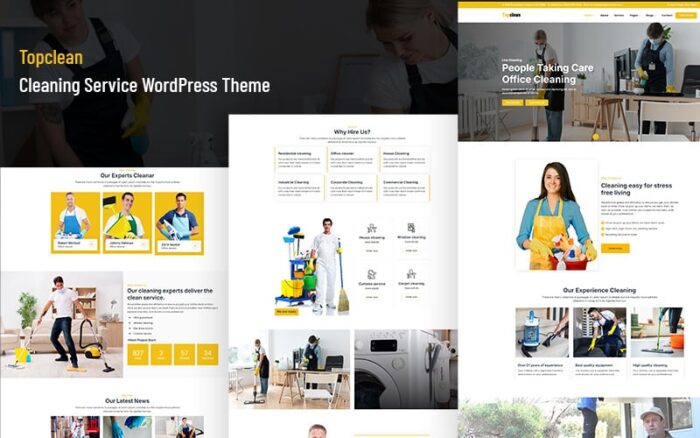 Topclean - Cleaning Service WordPress Theme