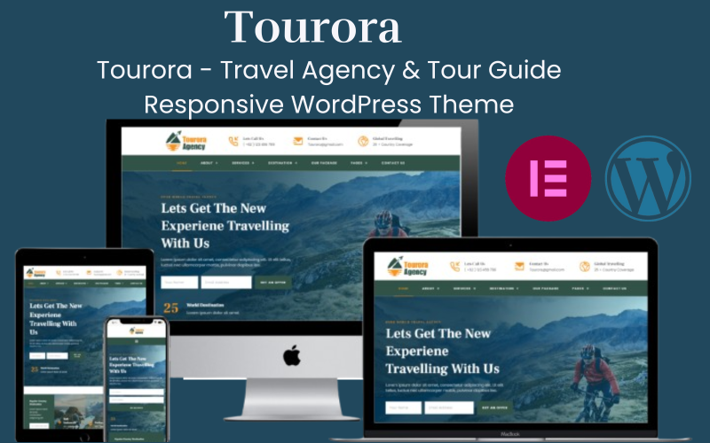 Tourora - Travel Agency & Tour Guide Responsive WordPress Theme