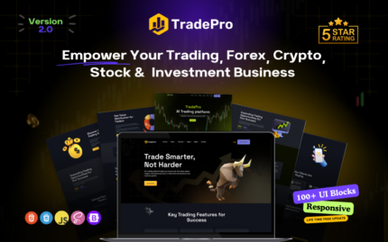 TradePro - The Ultimate HTML Template for Trading, Forex, Cryptocurrency, and Investment