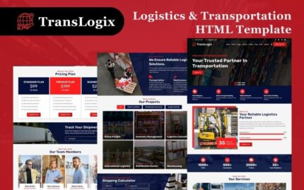 TransLogix - Logistics & Transportation HTML5 Website Template