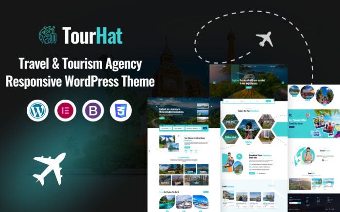 Travel & Tourism Agency Responsive WordPress Theme