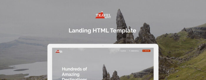 Travel Agency Responsive Landing Page Template - Features Image 1