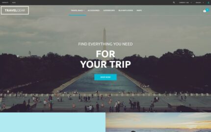 Travel Gear PrestaShop Theme