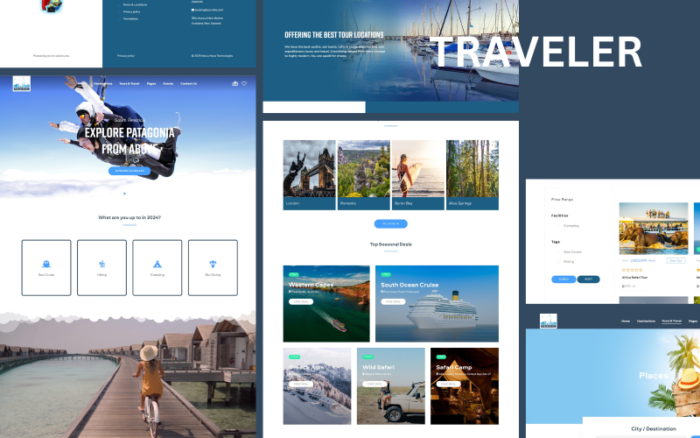 Traveler Tours and Travel Joomla Template