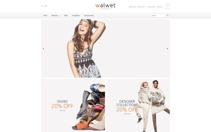 Trendy Clothes Store OpenCart Template