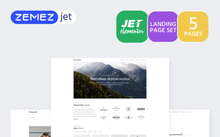 Triadic - Design Studio Jet Elementor Template