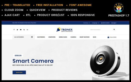 Tronex Electronics PrestaShop Theme